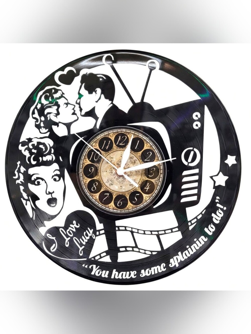 I LOVE LUCY vinyl record clock Mother's Day Gift